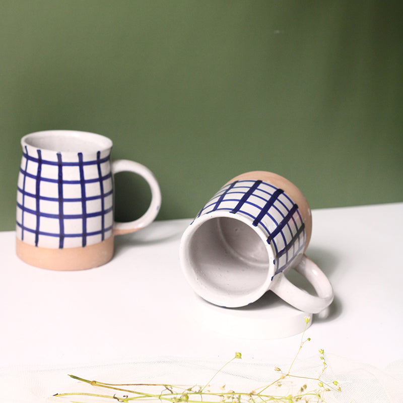 Riccardo Ceramic Tea Cup (200 mL) - Blue media 4