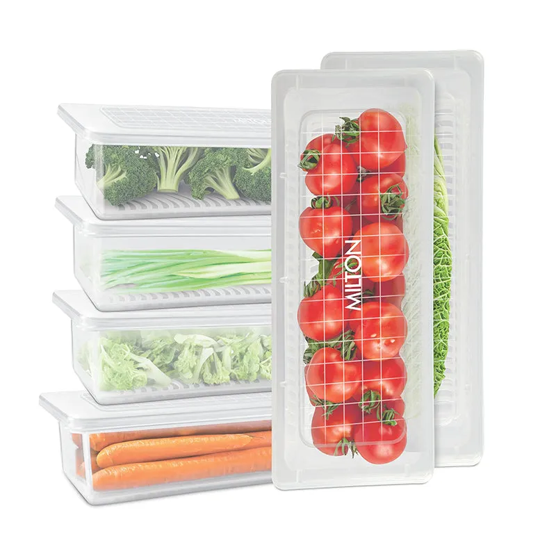 Milton Orchard BPA Free Fridge Container (1.5 L) - Set Of Six media 7