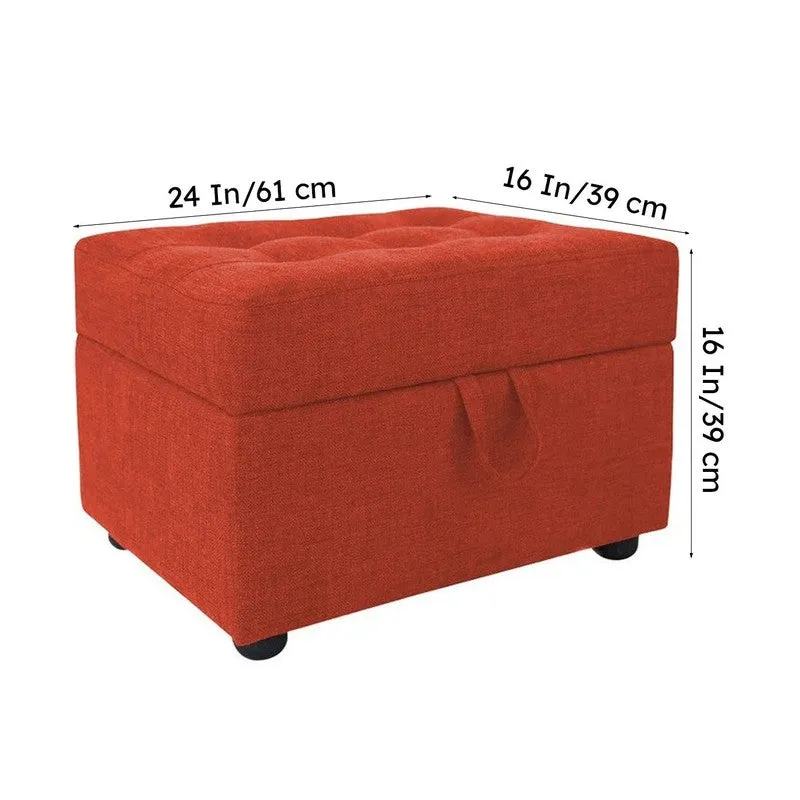 Virexo Comza Ottoman - Orange media 9