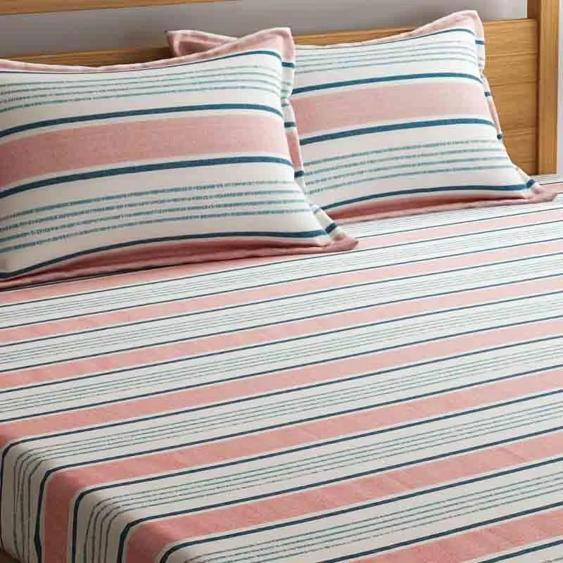 The Lovely Stripes Cotton Bedsheet - 210 TC media 5