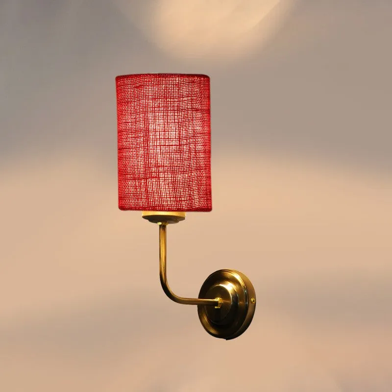 Lumoire Metal Wall Lamp - Maroon media 6