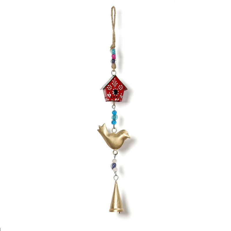 Cosmic Bird Metal Windchimes - Set Of Two media 4