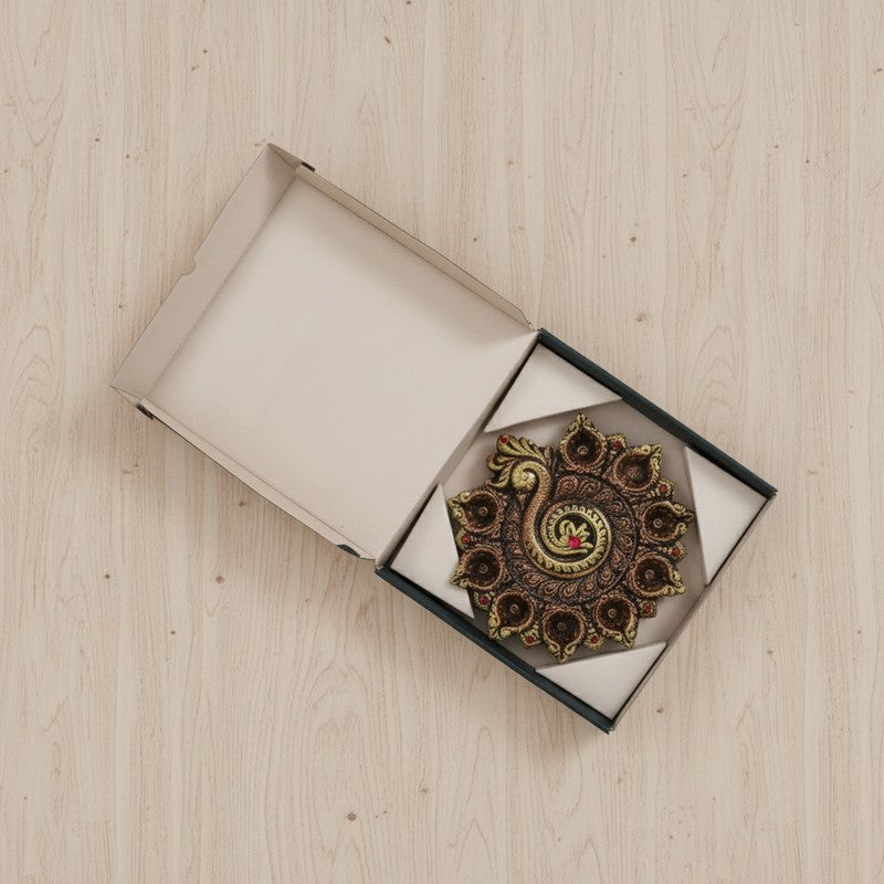 Mayurajyoti Terracotta Diya media 5