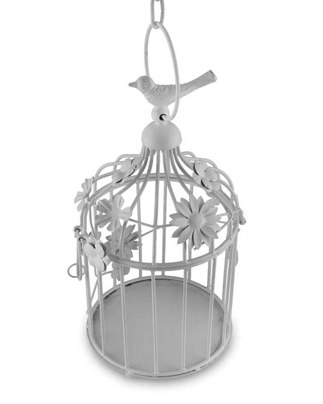 Birdcage Metal Ceiling Lamp with Fairy Lights media 5