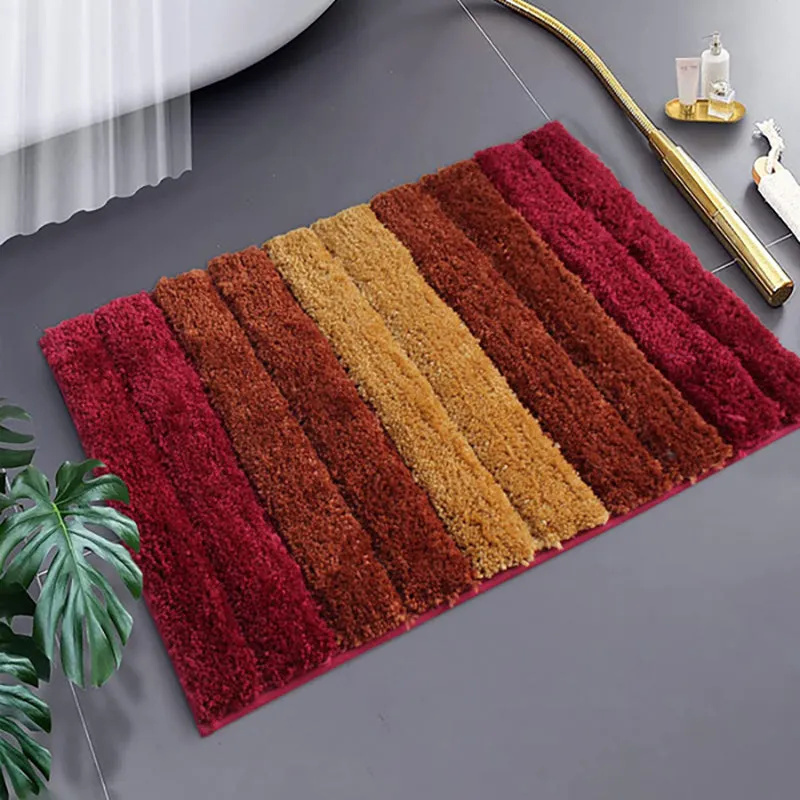 Line Luxe Bath Mat - Red media 3