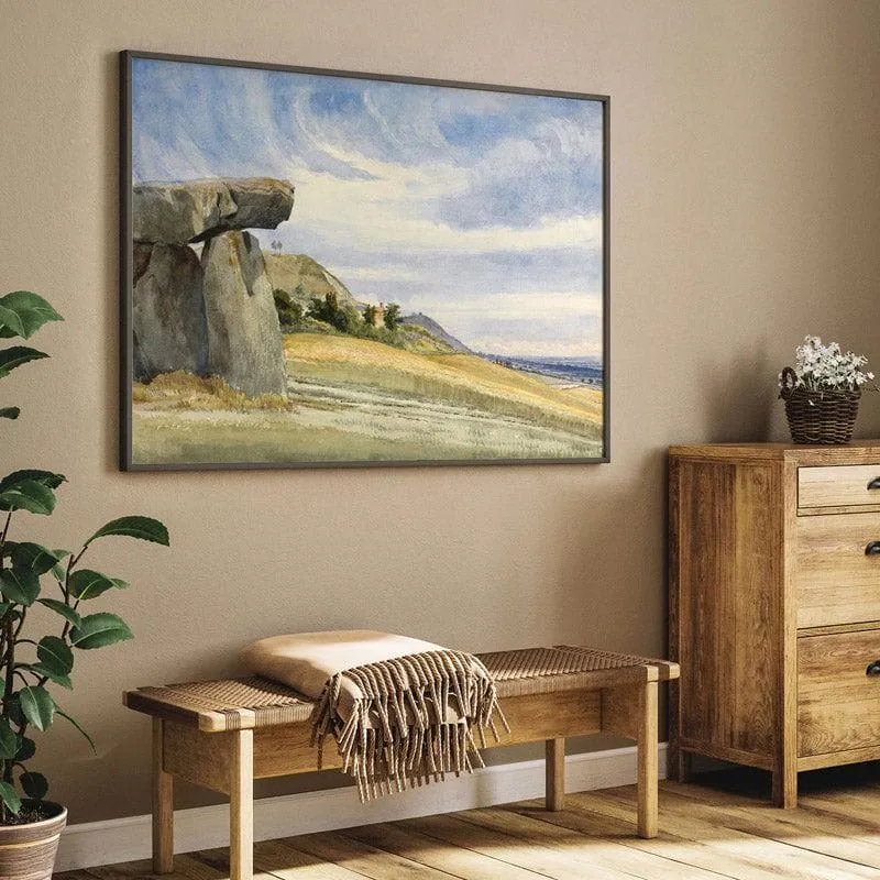 Kent Megolithic Canvas Wall Painting - Black Frame media 5