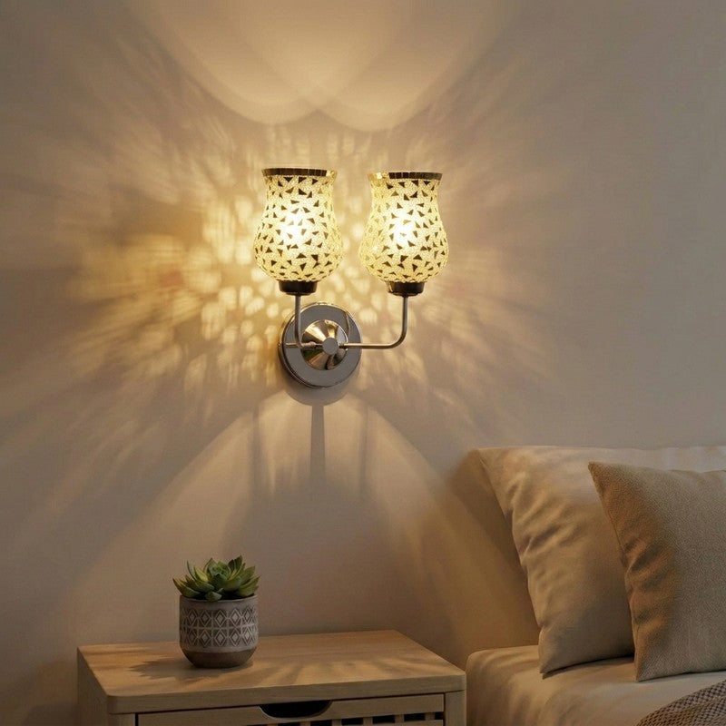 Tessera Glow Mosaic Glass Wall Lamp