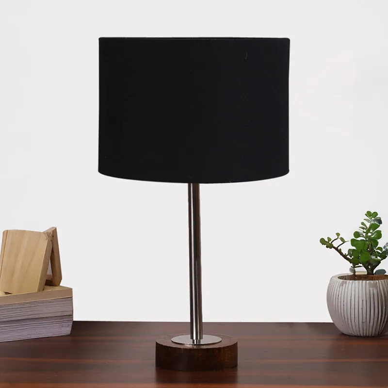 Cotin I Rodin Wooden Table Lamp - Black,Silver,Brown media 3