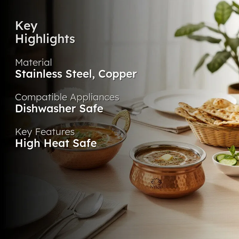 Heaton Stainless Steel Kadai with Balti - Two Piece Set media 2