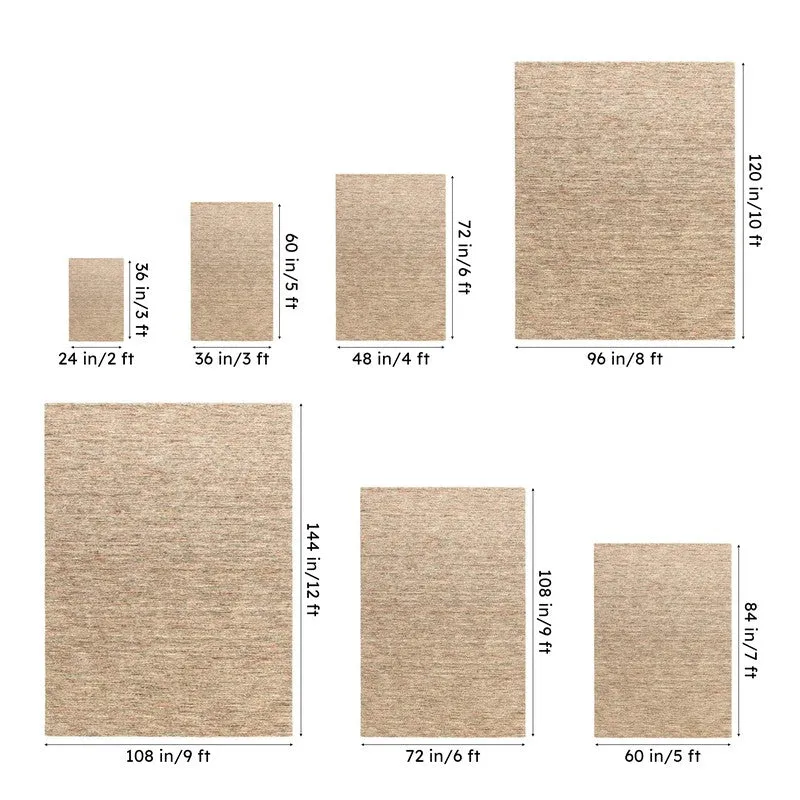Leyla Hand Woven Wool Rug - Brown media 13