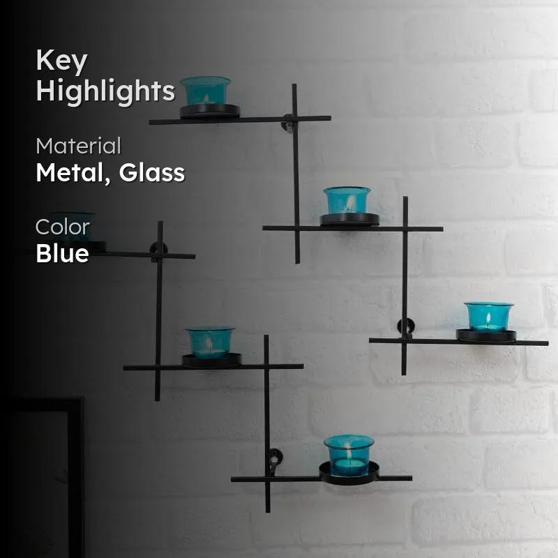 Luminaire Votive Trio (Azure) - Set Of Two media 2