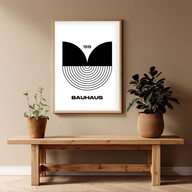 Illusion Chroma Archival Canvas Wall Art - Natural Brown Frame