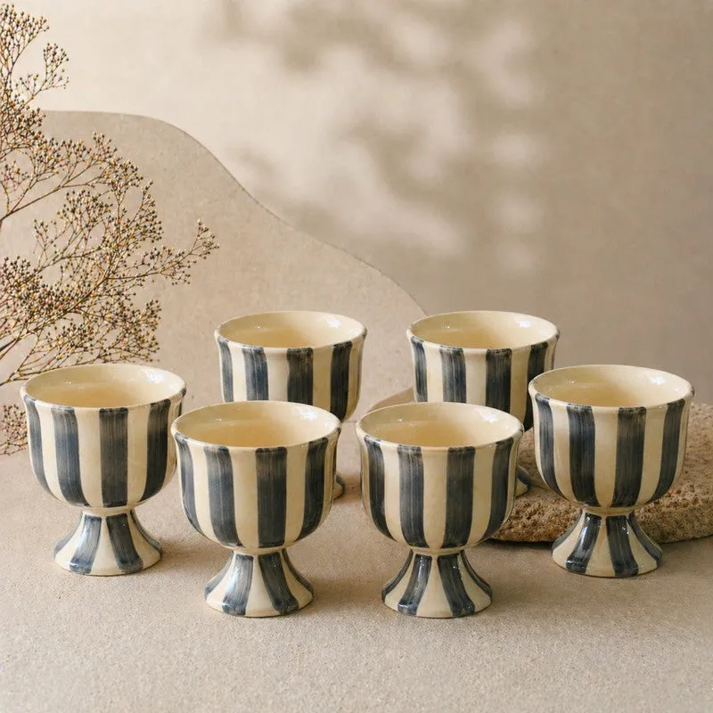 FrostBite Ceramic Ice Cream Cup (160 mL Each) - Set of Six media 3