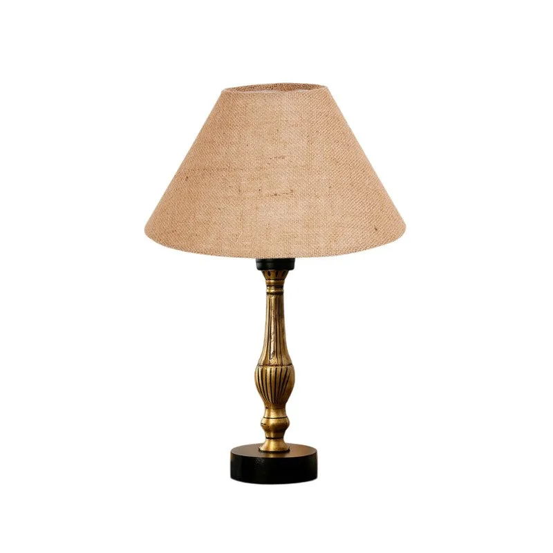 Aurelo Orin Wooden Table Lamp - Beige media 5