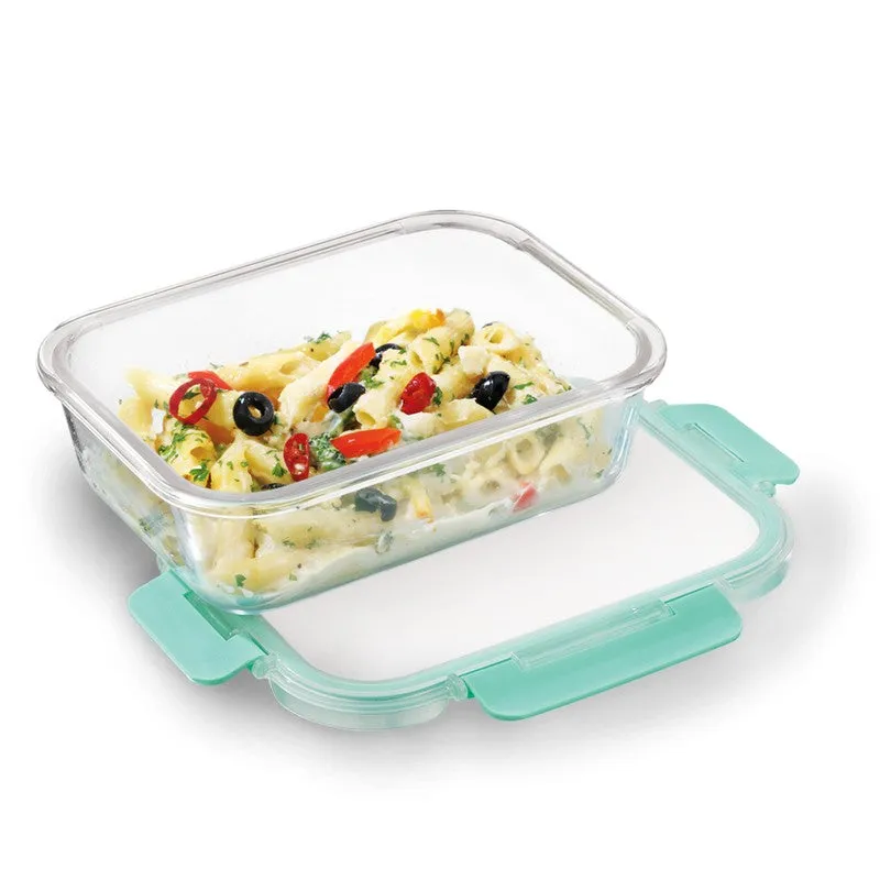 Cravro Leak Proof Glass Lunch Box (640 mL Each) - Set Of Four media 7