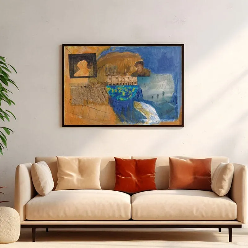 Fall Of Empire Canvas Wall Painting - Black Frame media 4
