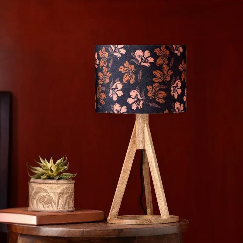 Gothic Botany Fabric Table Lamp - Multicolor media 3