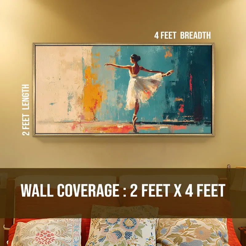 Serene Flow Canvas Wall Painting With Frame media 8