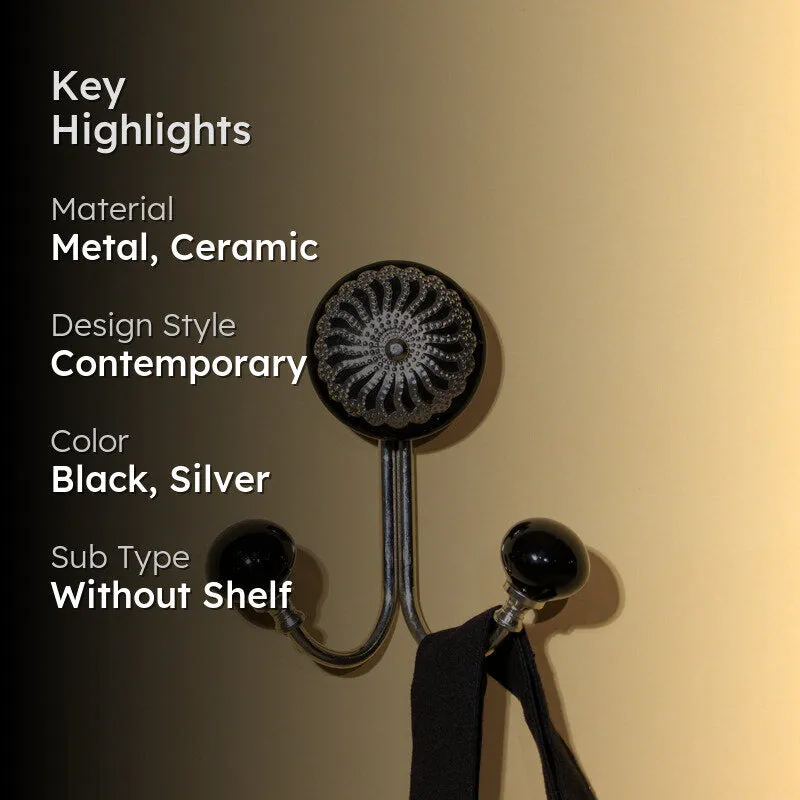 Swirlo Floral Filigree Wall Hook media 2