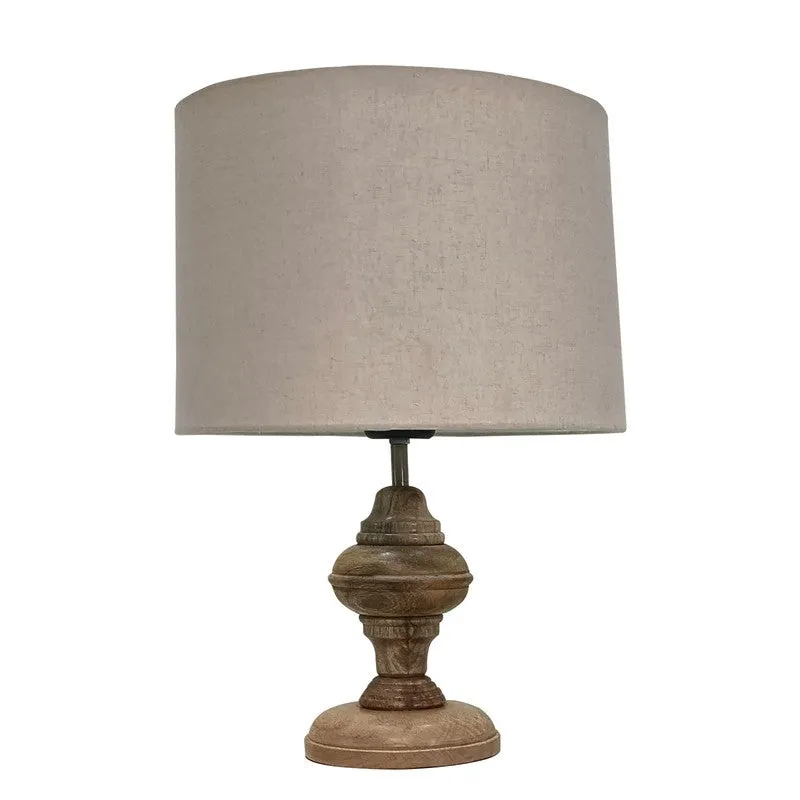 MonoAura Wooden Table Lamp - White media 7