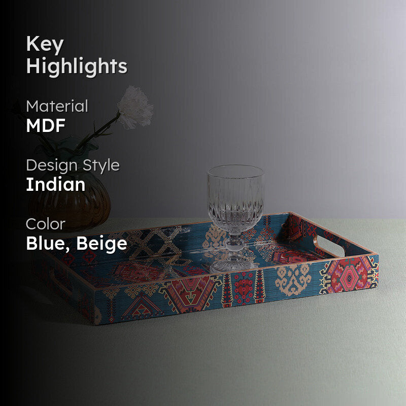 India Circus Adisa Serving Tray media 2