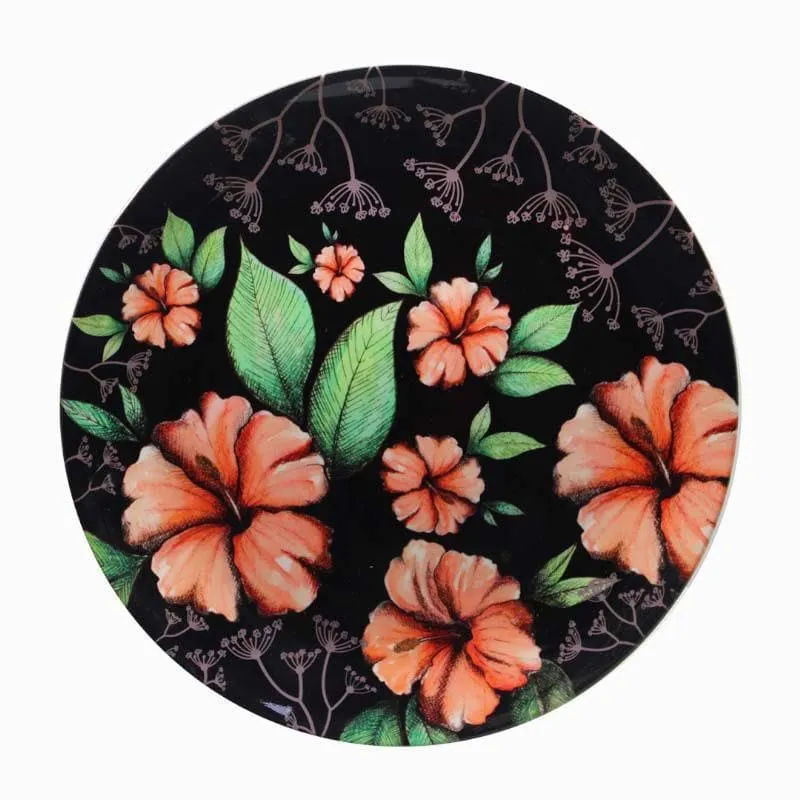 Floral Passion Hibiscus Decorative Plate media 5