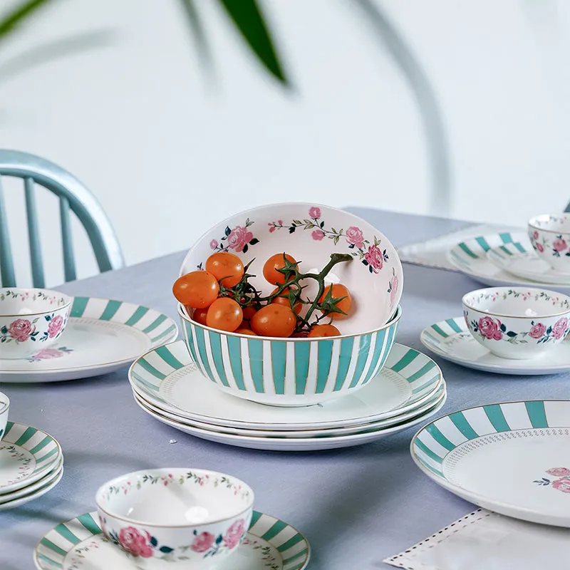 Magique: Portrait Of A Rose Dinner Set - 20 Piece Set media 6