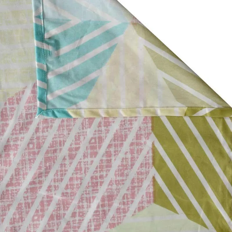 Adela Geometric Microfiber Bedsheet - 130 GSM media 6