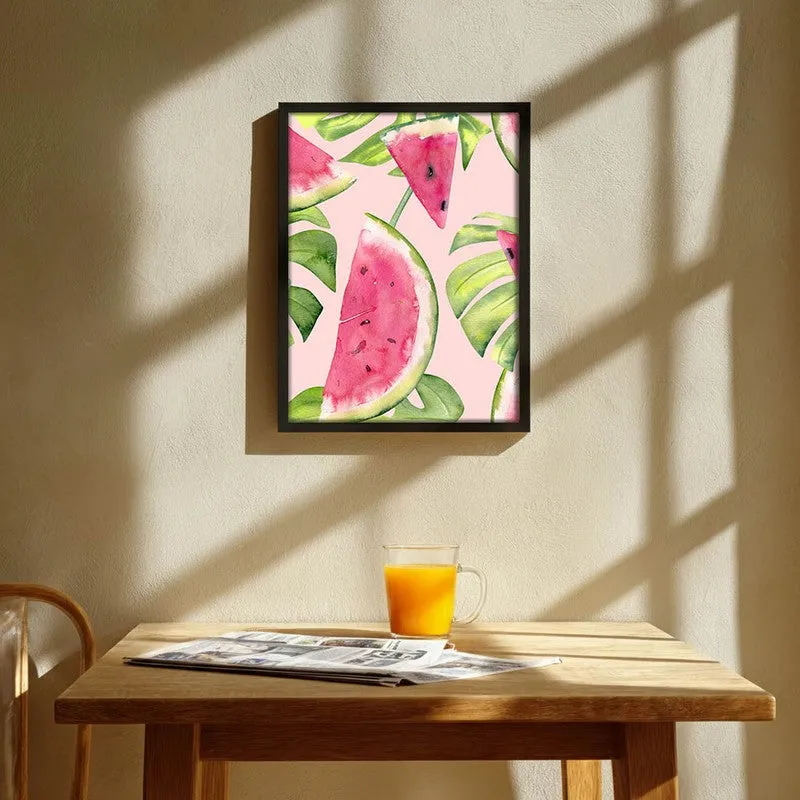 MelonBlast Archival Canvas Wall Art - Black media 1
