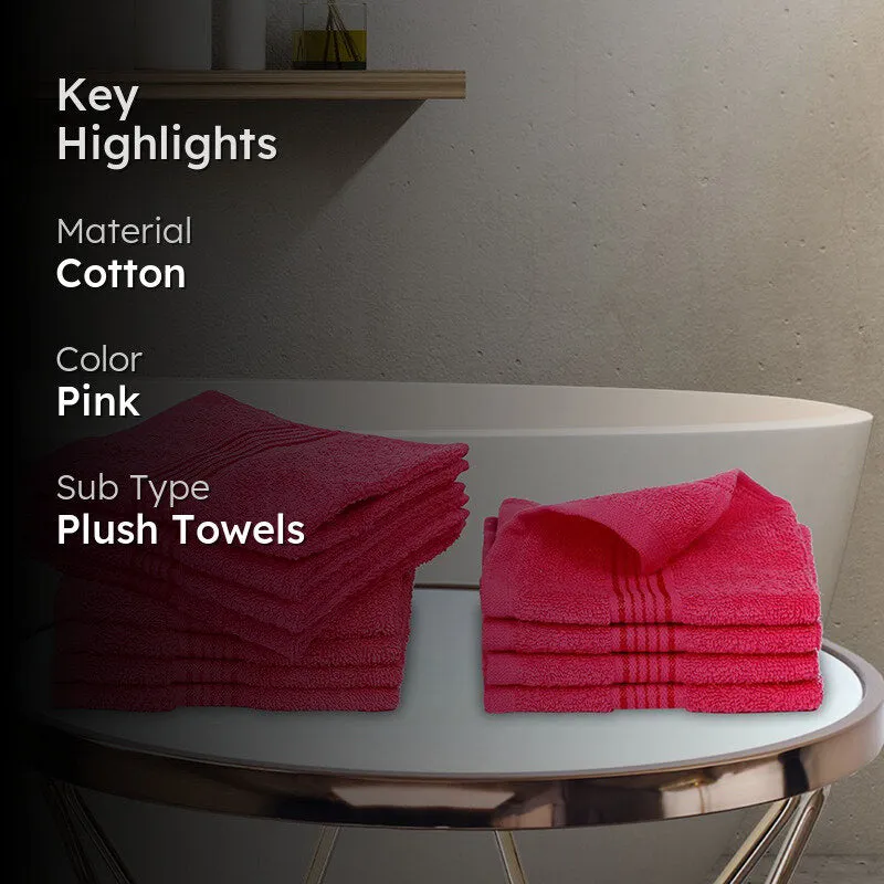 Bodil Face Towel (Pink) - Set Of Twelve media 2