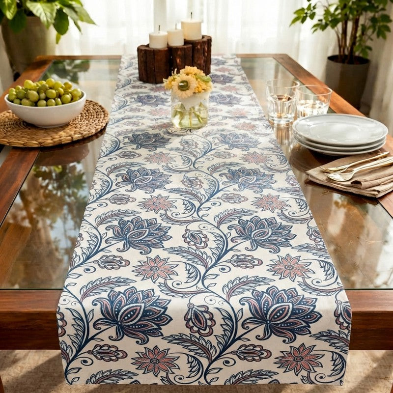 Aavriti Lotus Trails Table Runner