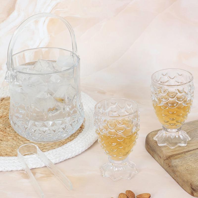 Orrigan 1000 ML Ice Bucket With 140 ML Glass And Tong - Four Piece Set media 5