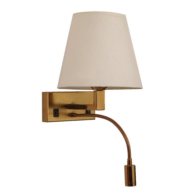 Nairobi Cotton Wall Lamp With Iron Base image 8