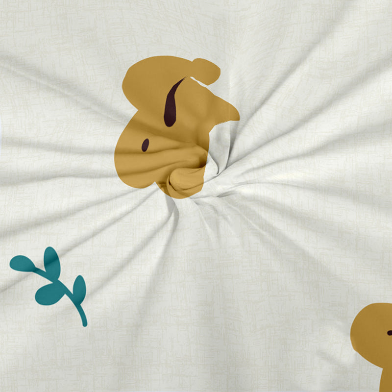 Scattered Flora I Microfiber Microfiber Bedsheet - 150 GSM media 7