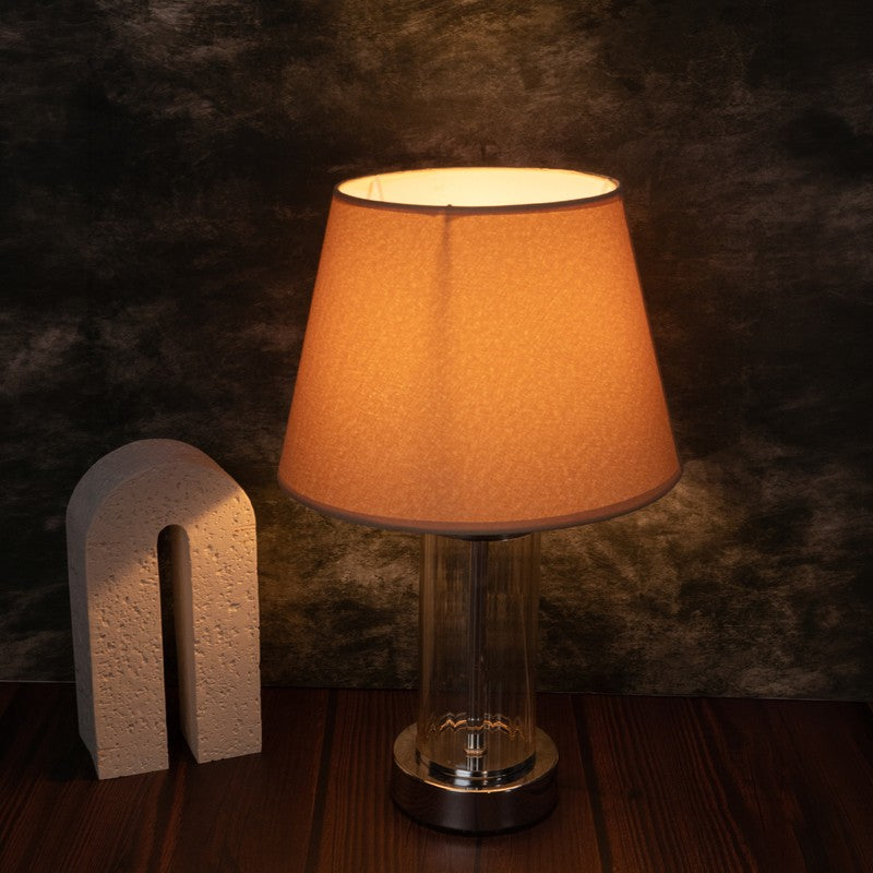 AarviDecor Landon Accent Cotton Table Lamp - Beige