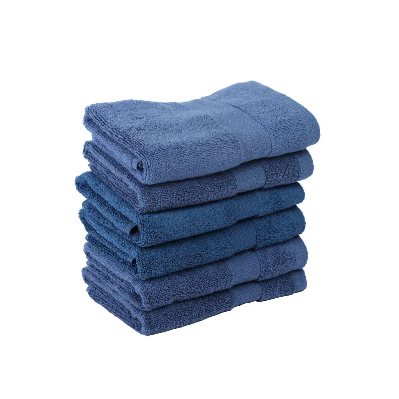 Miorah Hand Towel (Blue) - Set Of  Four media 4