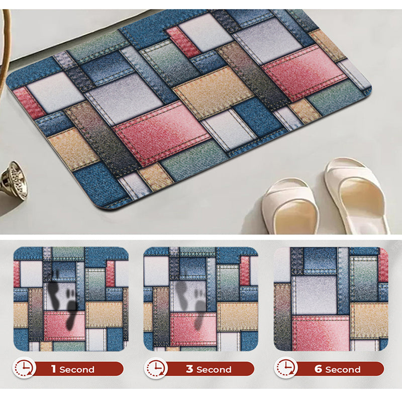 Vivid Grid Anti Skid Bath Mat media 5