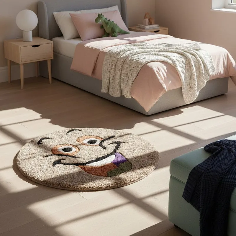 Smile Burst Wool Carpet - Beige media 3