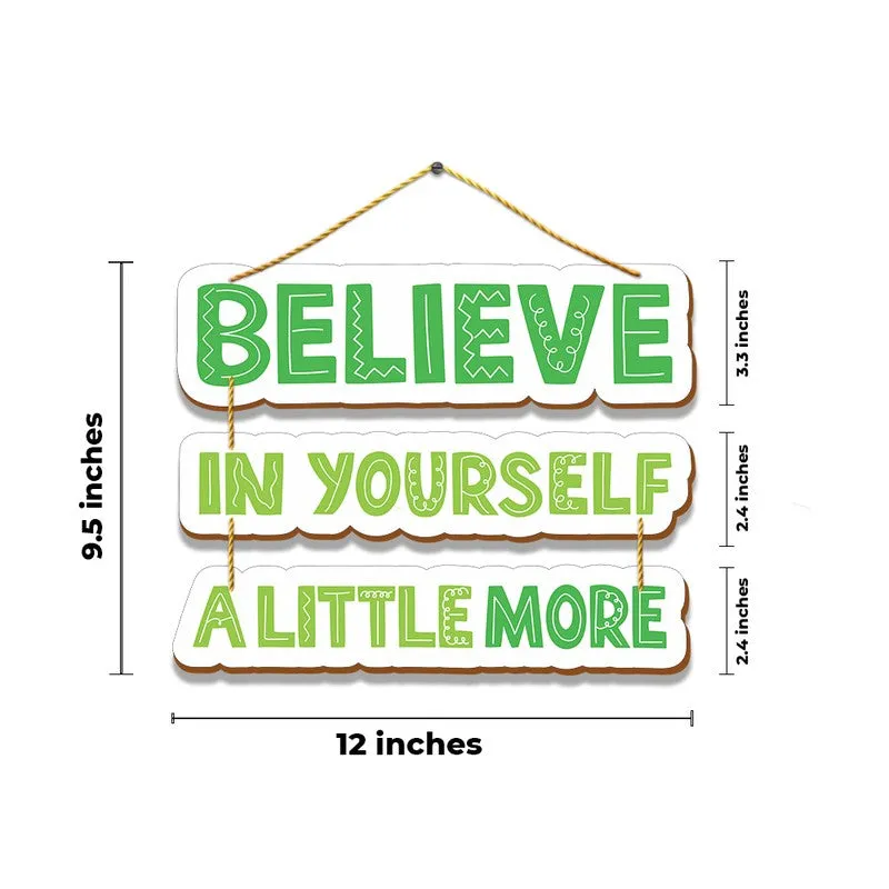 The Self-Belief Channel - Green MDF Wall Accent media 5