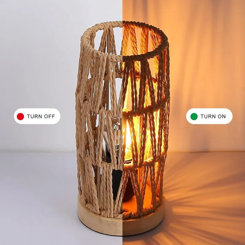 BohoStripe Metal Table Lamp media 5