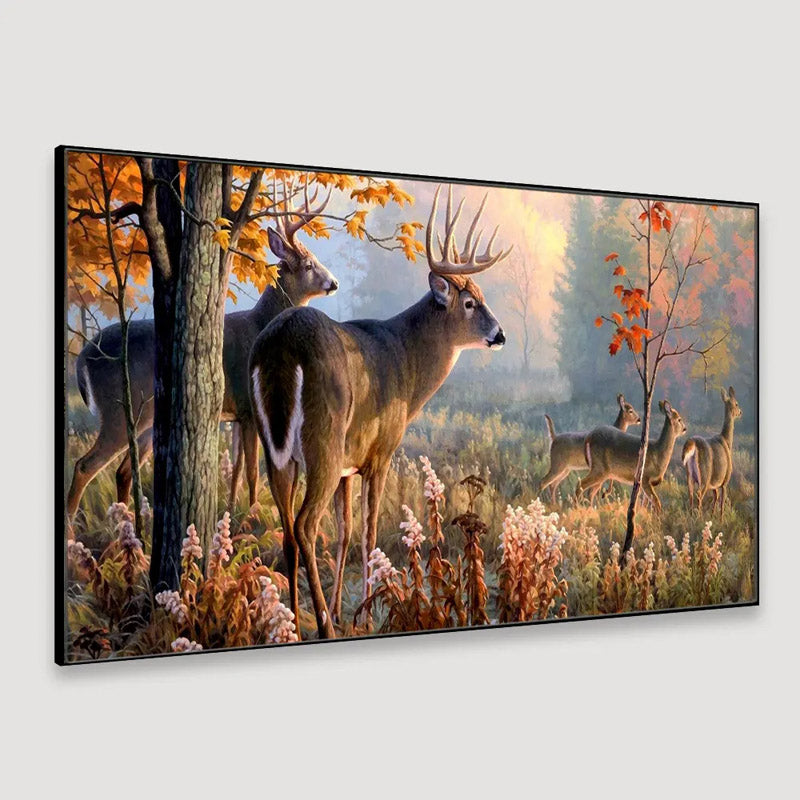 Antler Forest Wall Painting media 7