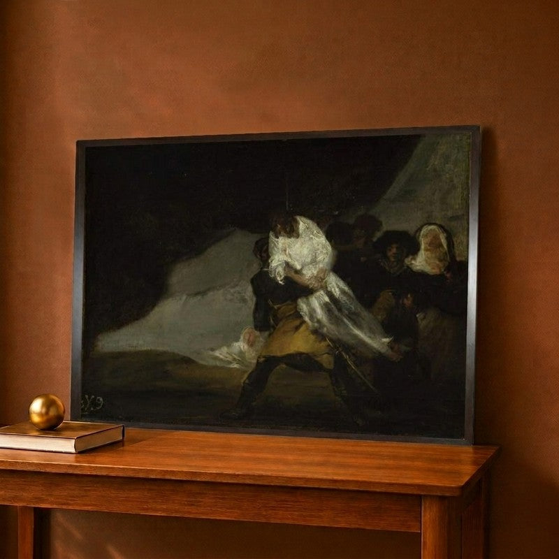 The Hanged Monk 1810 Canvas Wall Painting - 12 x 9 Inches
