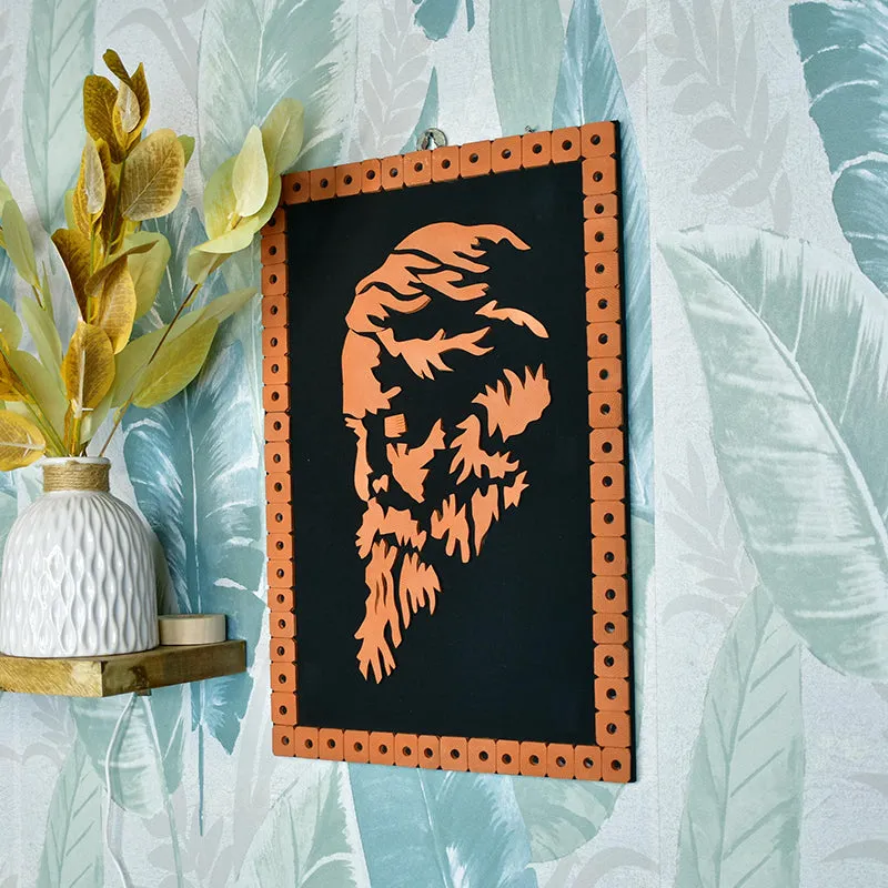 Terracotta Rabindranath Tagore Wall Art media 6