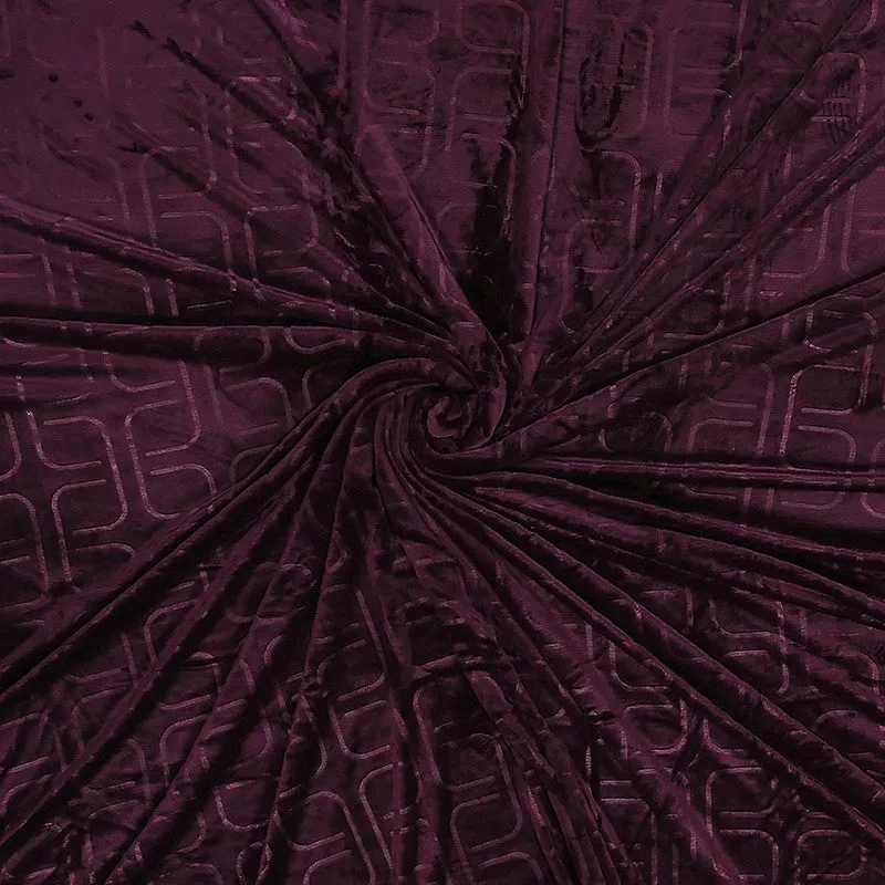 Monte Carlo Gentle Geometry Bedsheet (Purple) - 300 GSM media 5