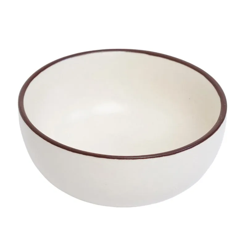 Swaad Katori Ceramic Snack Bowls (White, 180 mL Each) - Set Of Two media 3