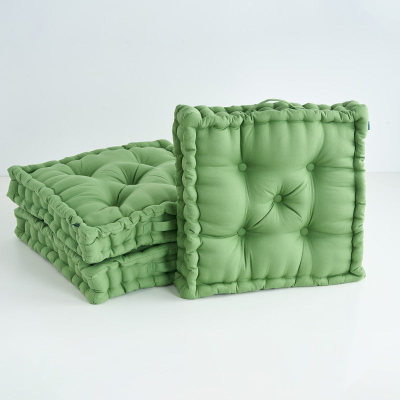 Marlon Floor Cushion (Green) - Set Of Three media 3