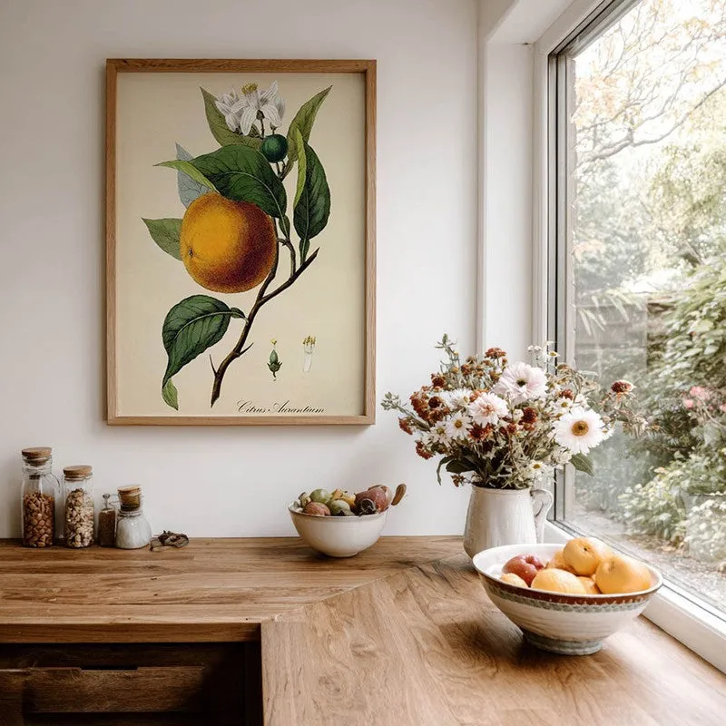 Tropical Zest Archival Canvas Wall Art - Brown media 8