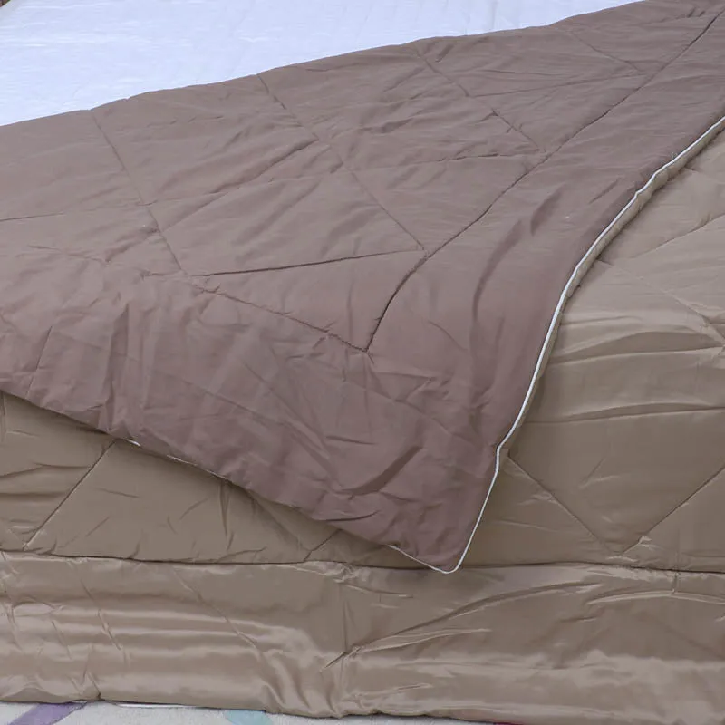 Adova Reversible Microfiber Comforter (Brown) - 120 GSM media 4
