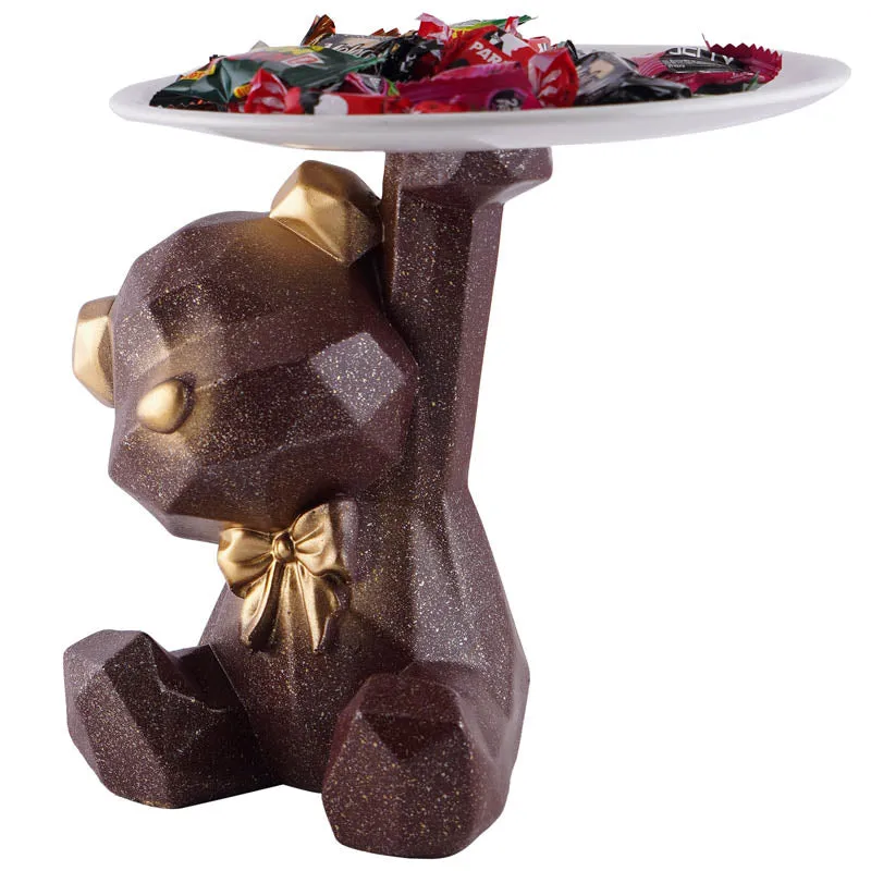 Baloo Bear Painted Polyresin Show Piece - Brown media 5
