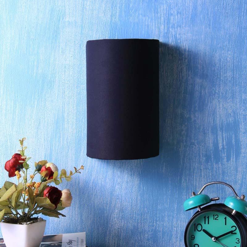 Hemisphere Fabric Wall Lamp - Black media 3